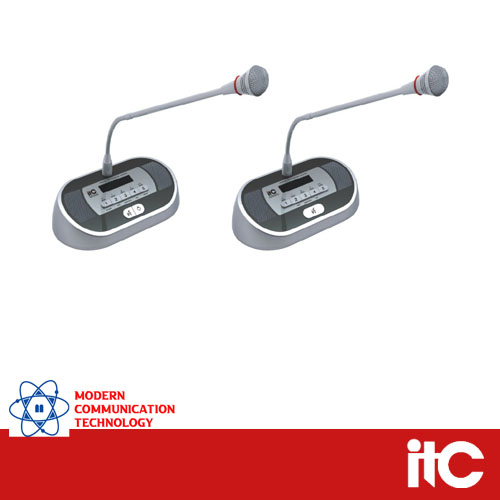 ITC Digital Conference System Chairman & Delegate Unit, Model: TS-0621 & TS-0621A